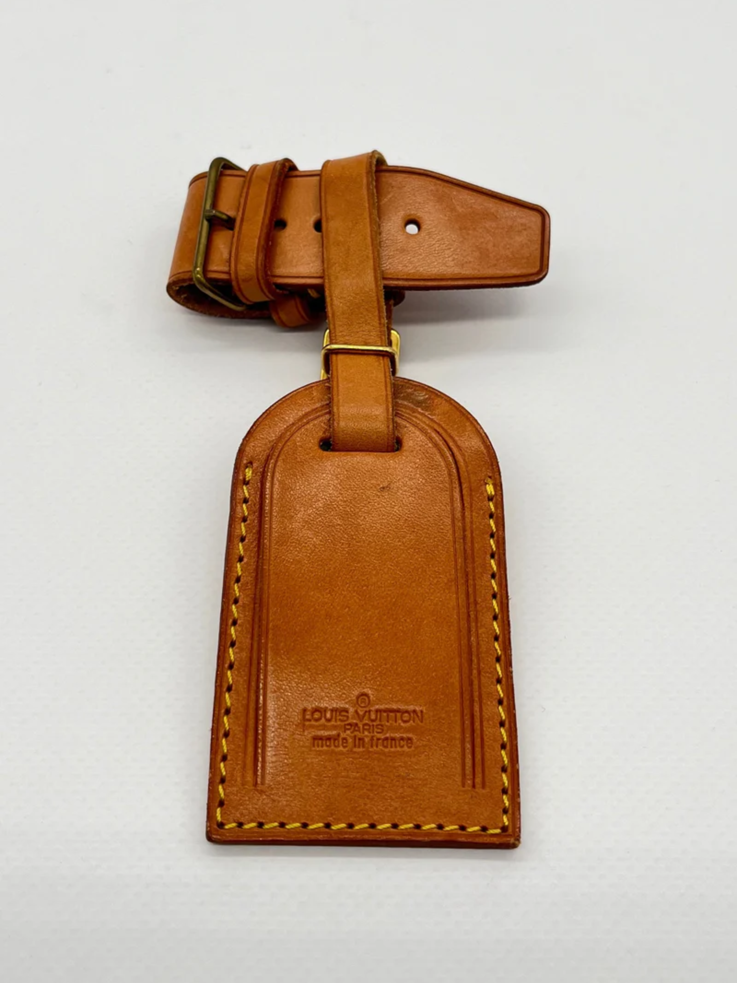 Louis vuitton leather tag online