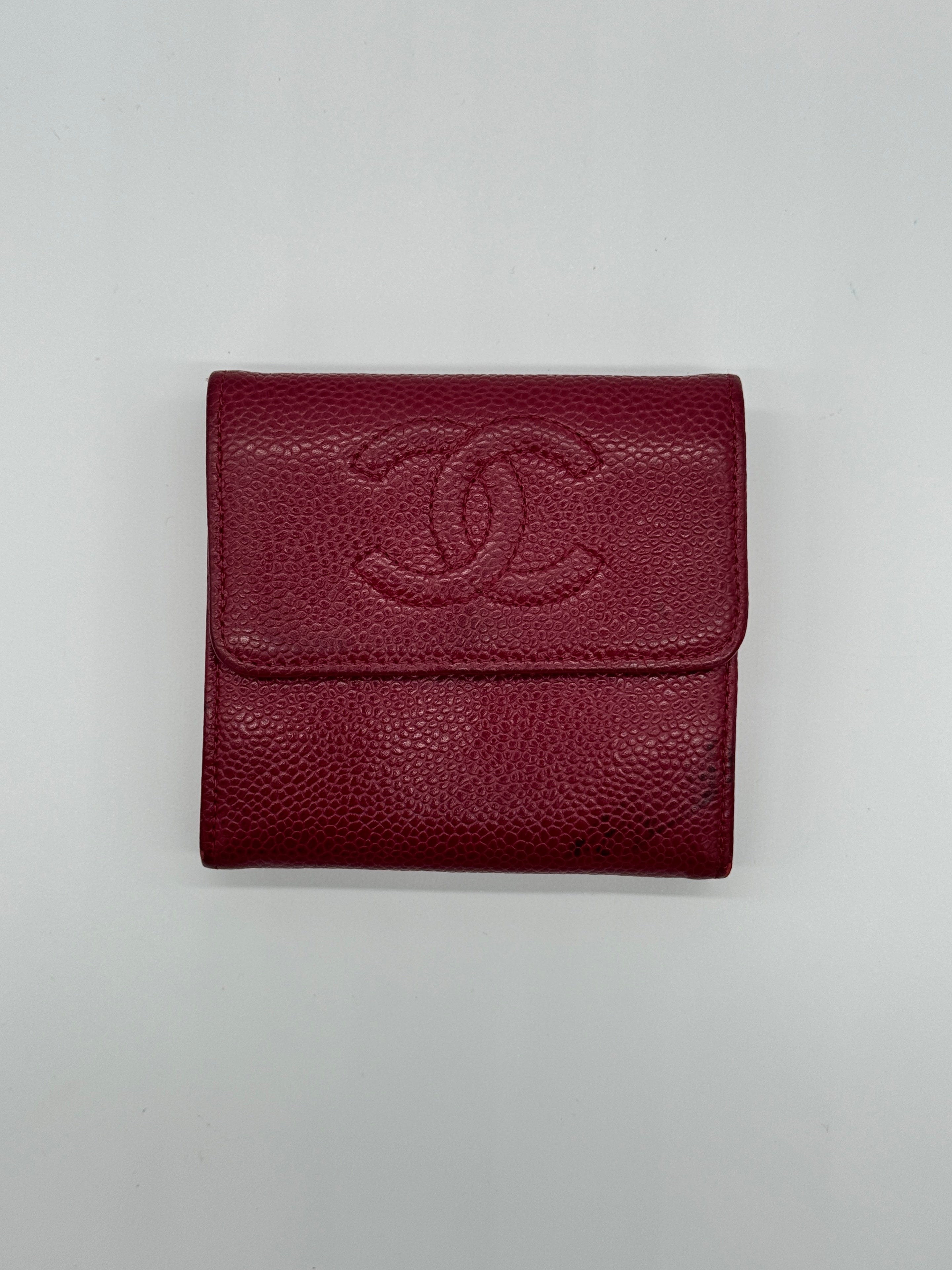 Chanel timeless 2024 vintage compact wallet