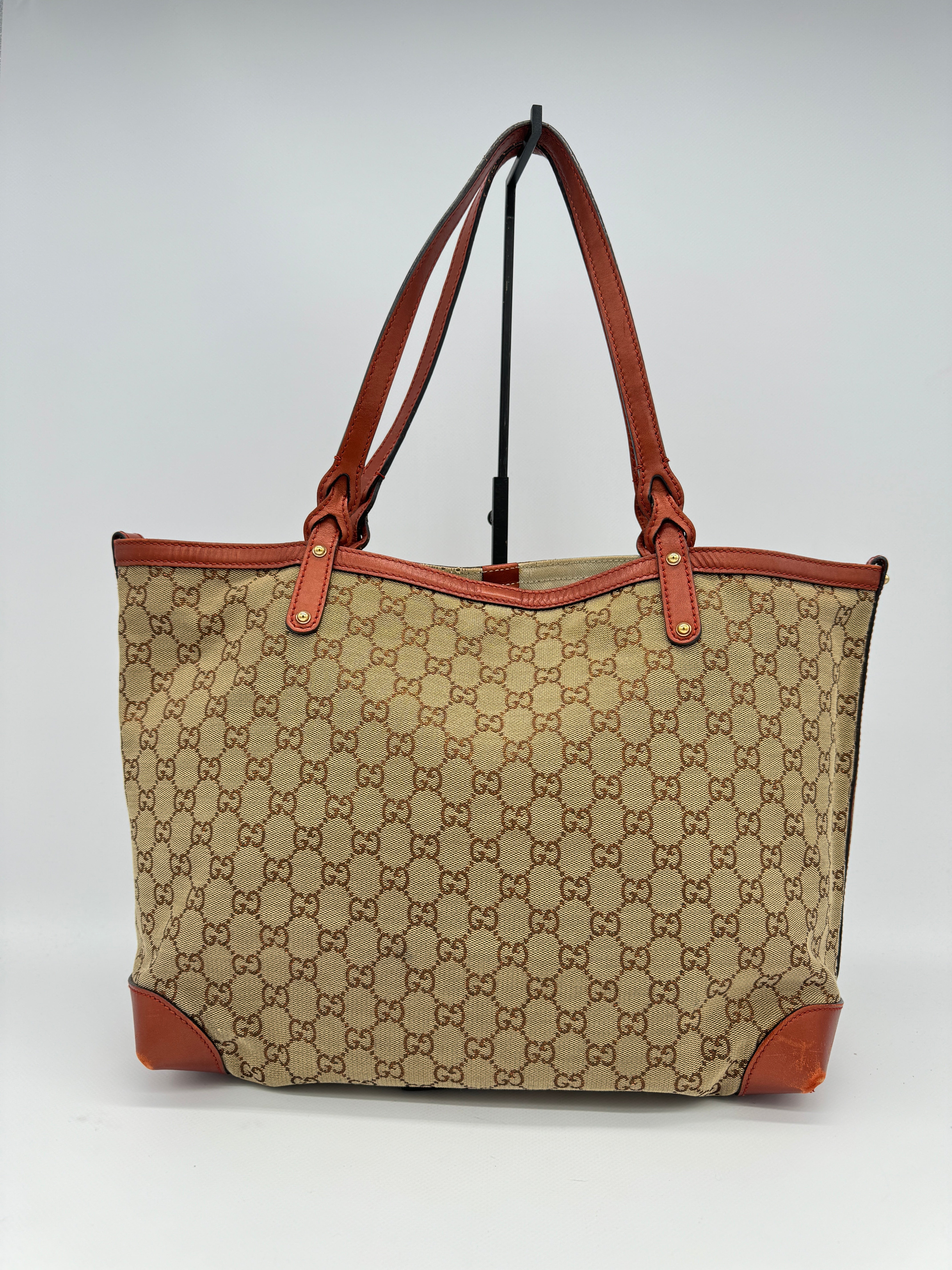 Gucci Craft Canvas Tote Bag