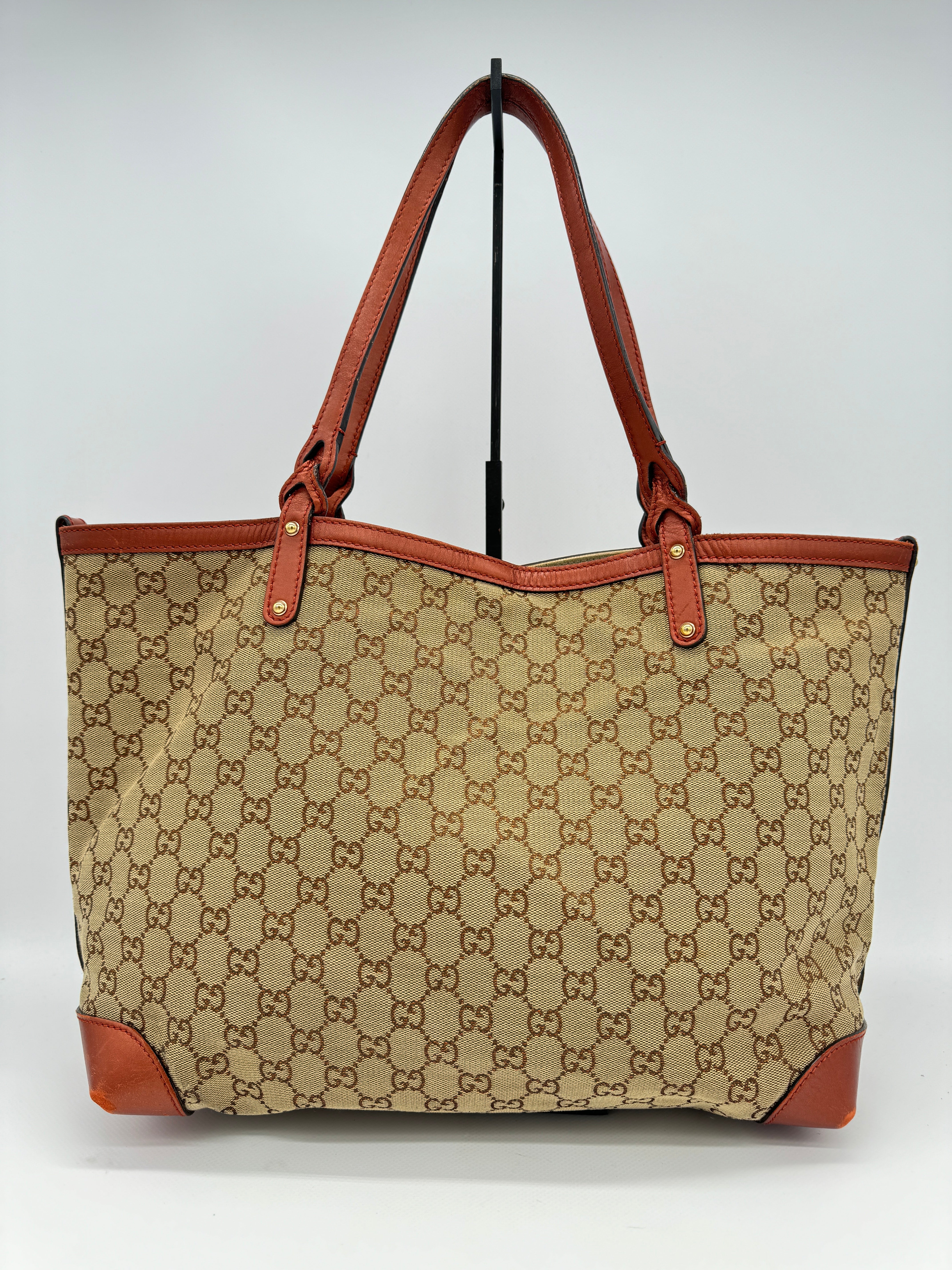 Gucci Craft Canvas Tote Bag