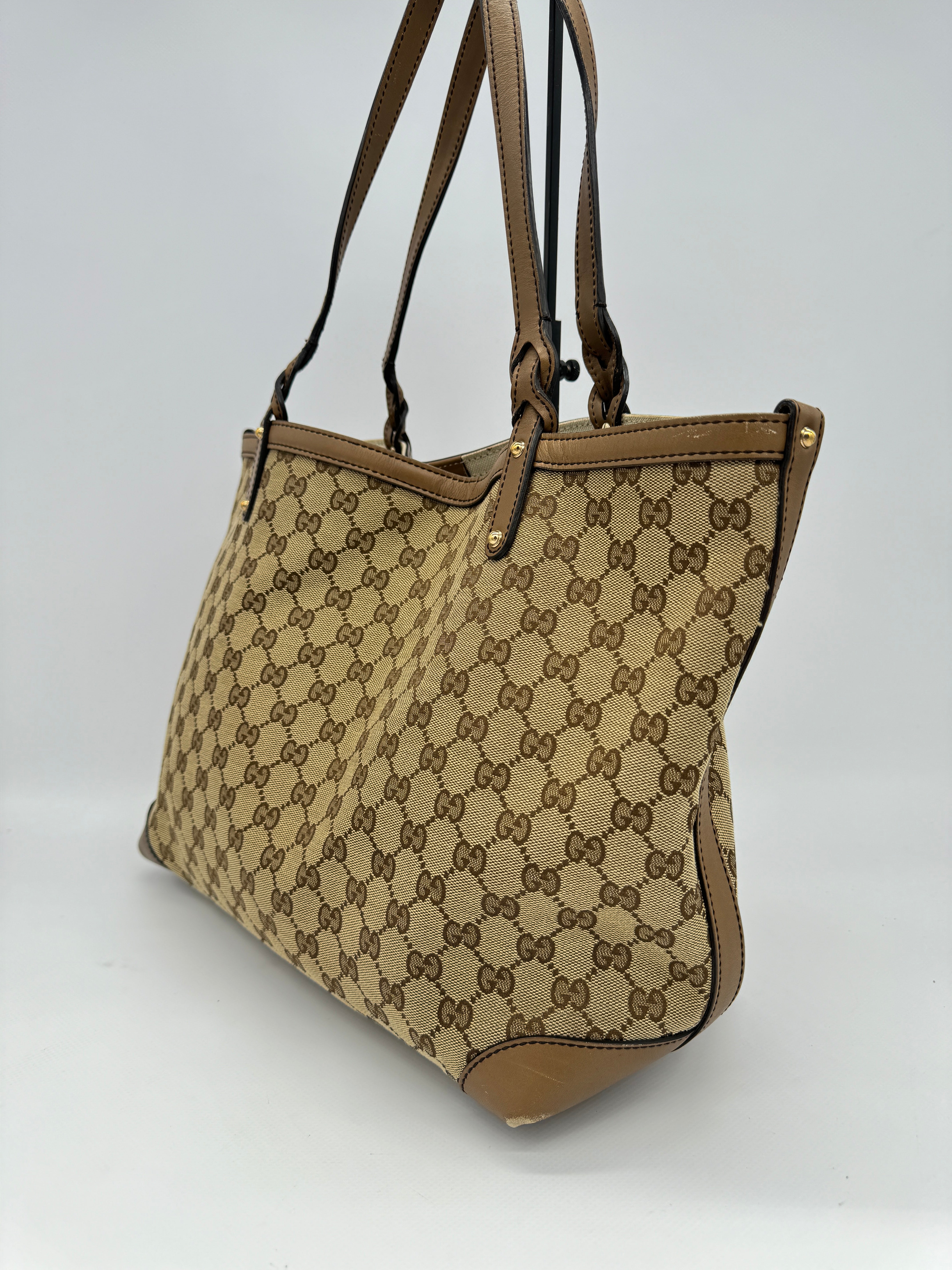 Gucci Craft Canvas Tote Bag