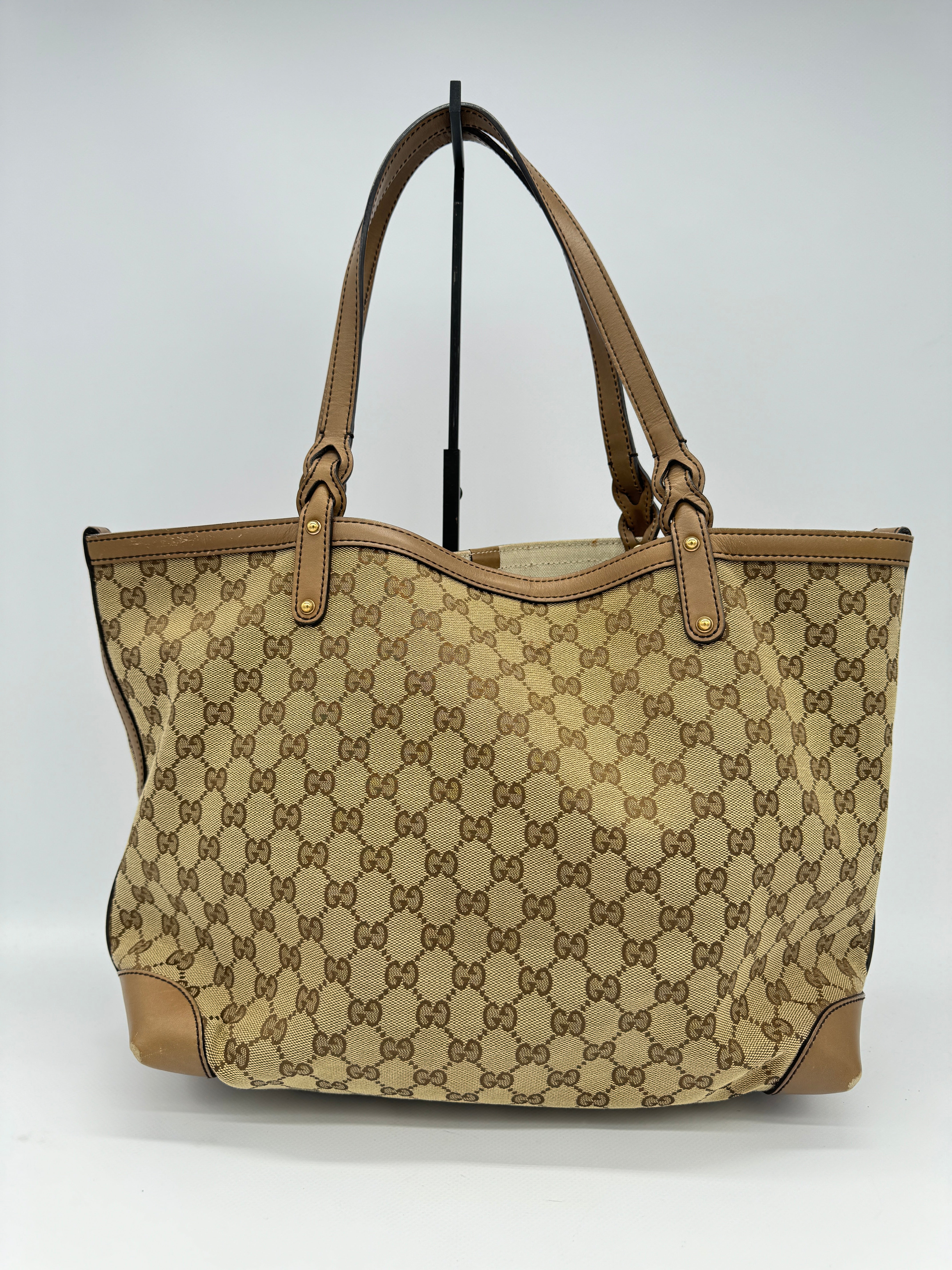 Gucci Craft Canvas Tote Bag