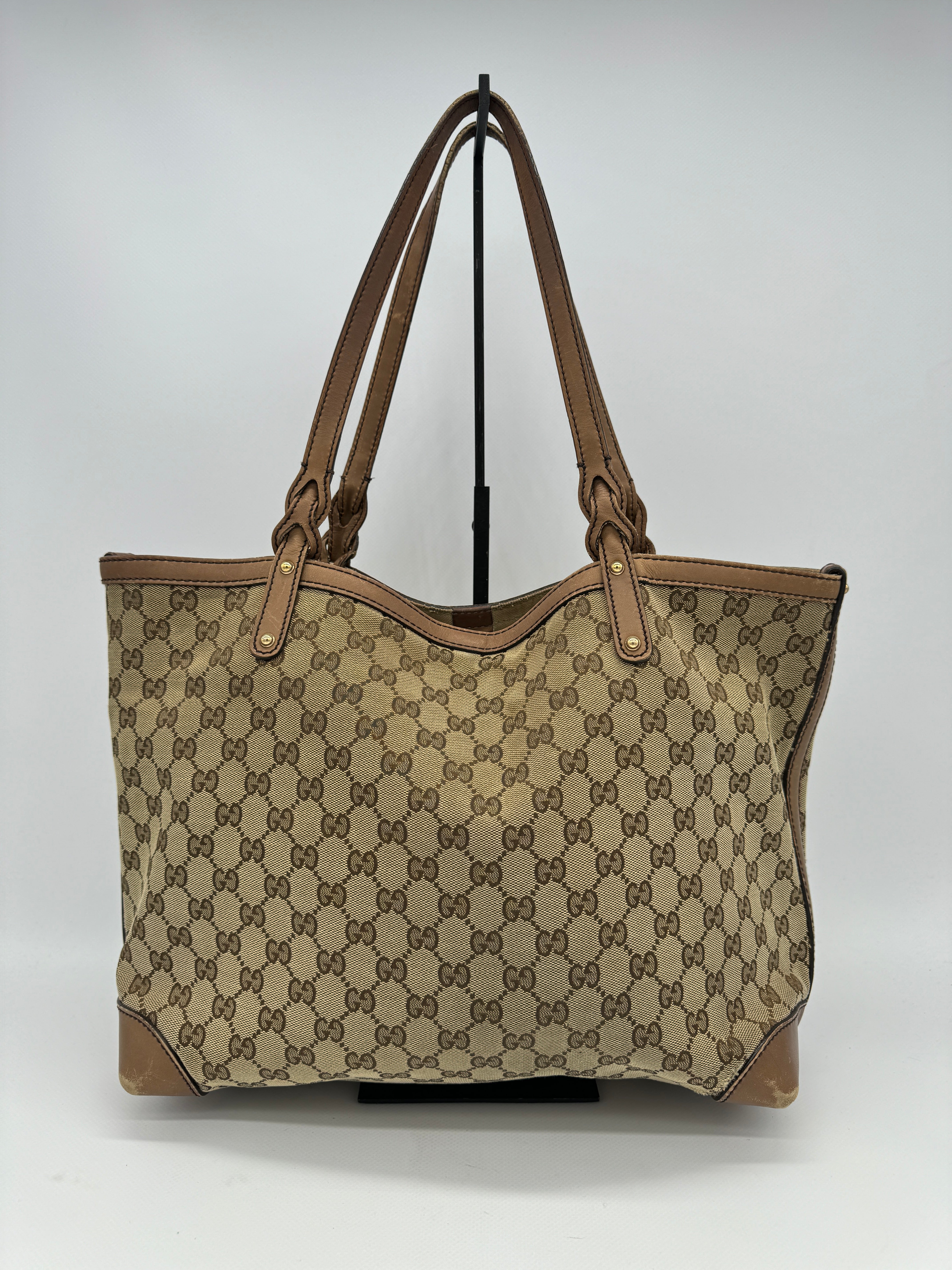 Gucci Craft Canvas Tote Bag