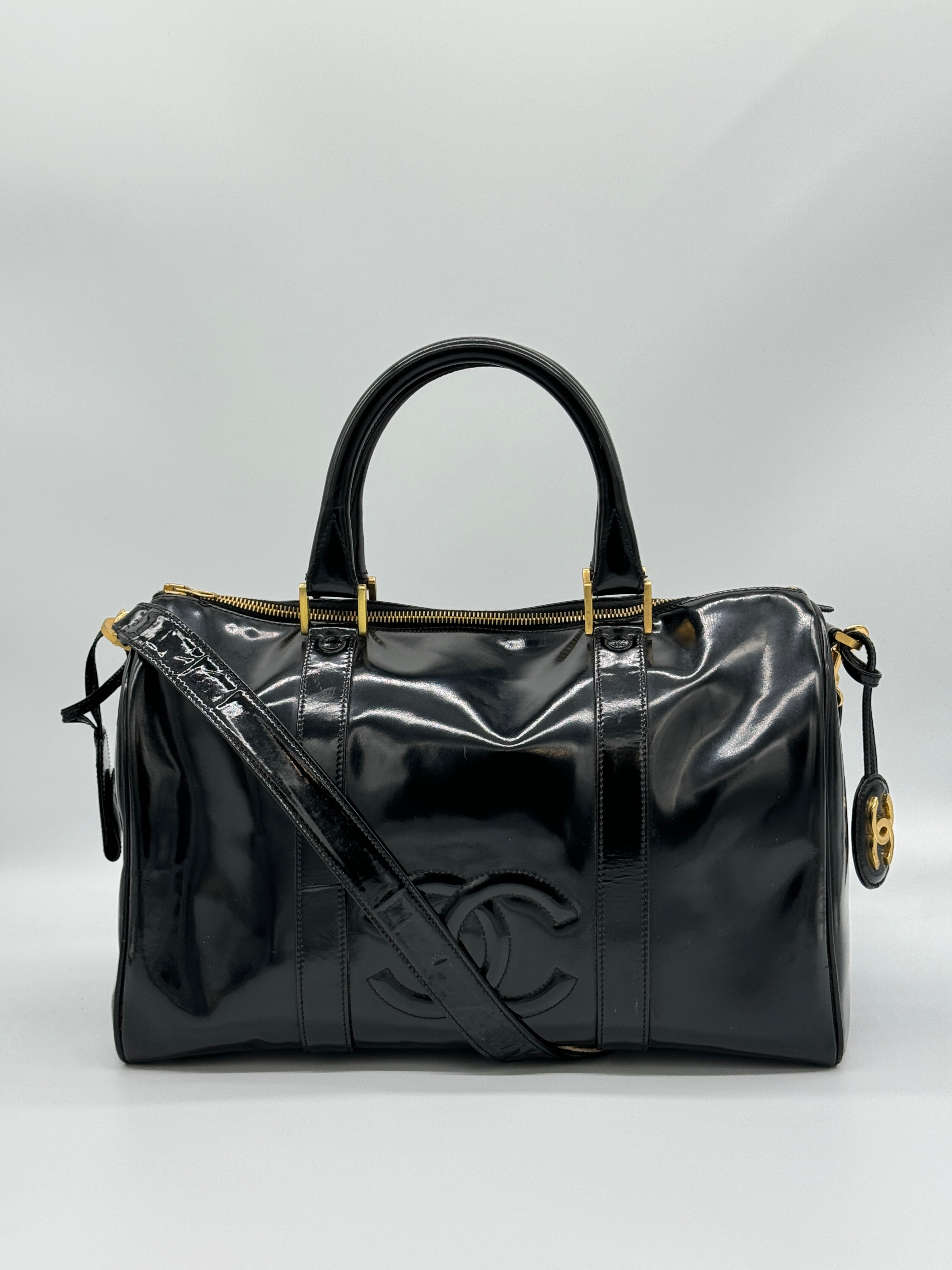 Chanel Patent Leather Boston