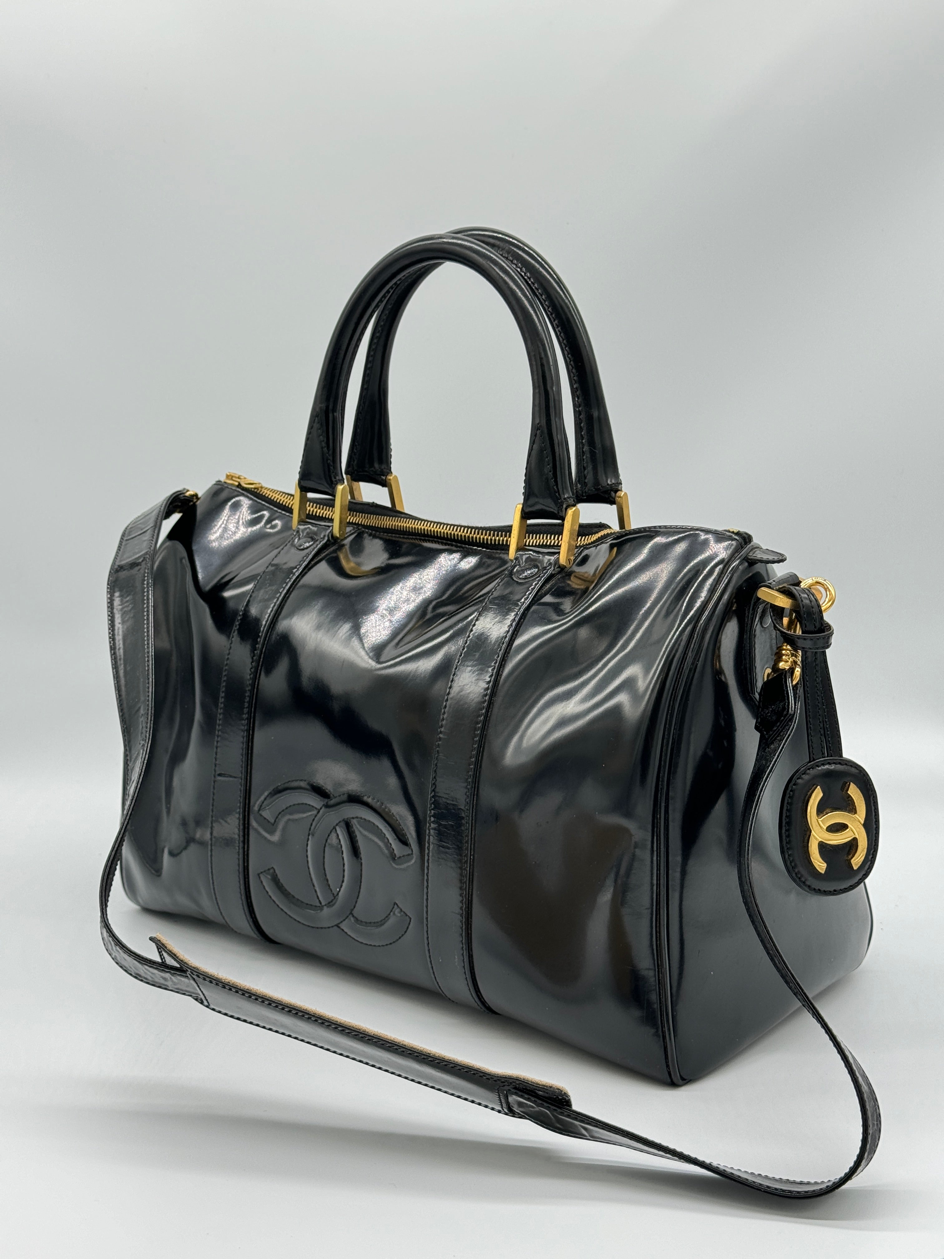 Chanel Patent Leather Boston