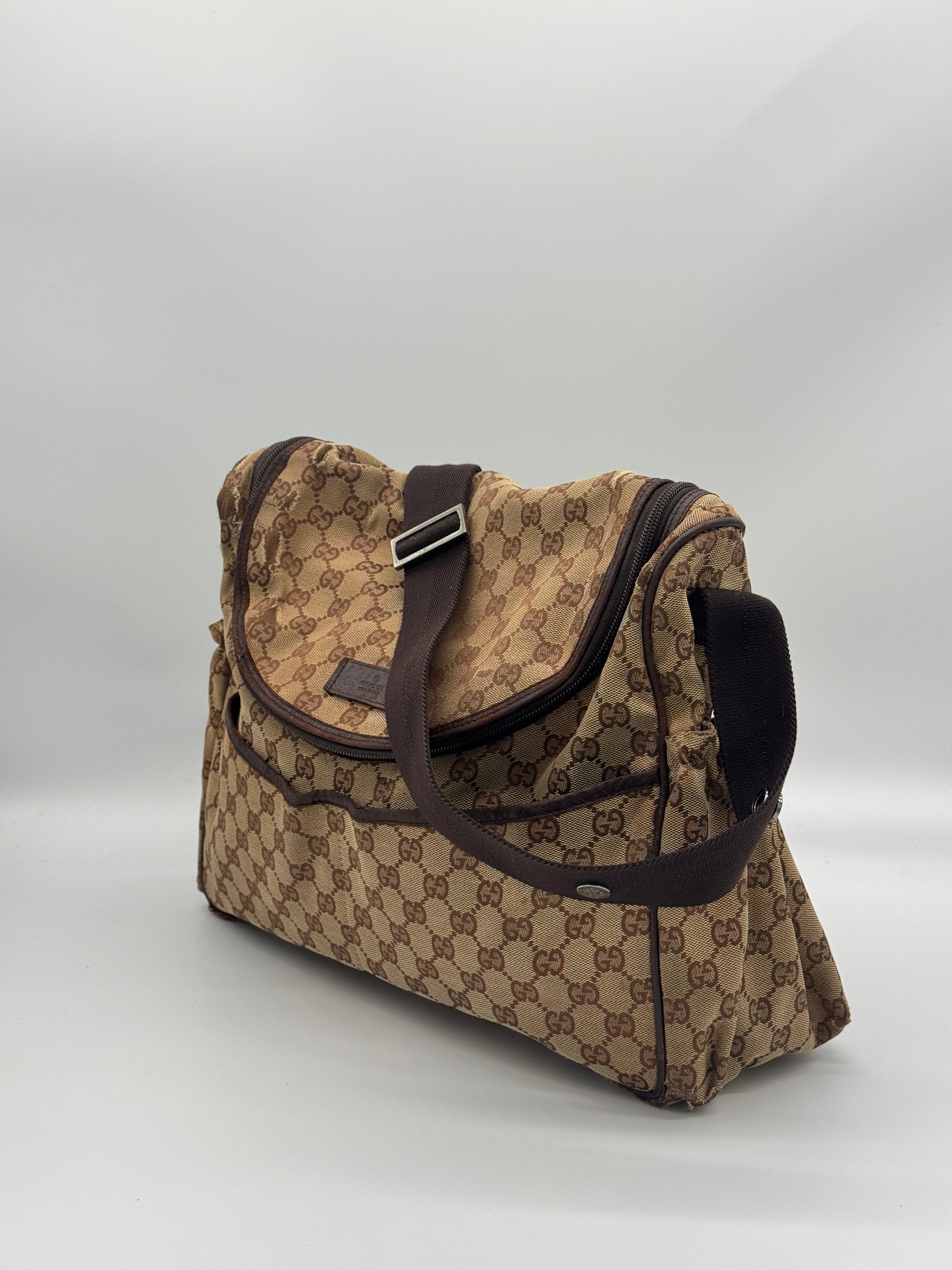 Gucci GG Canvas Diaper Bag