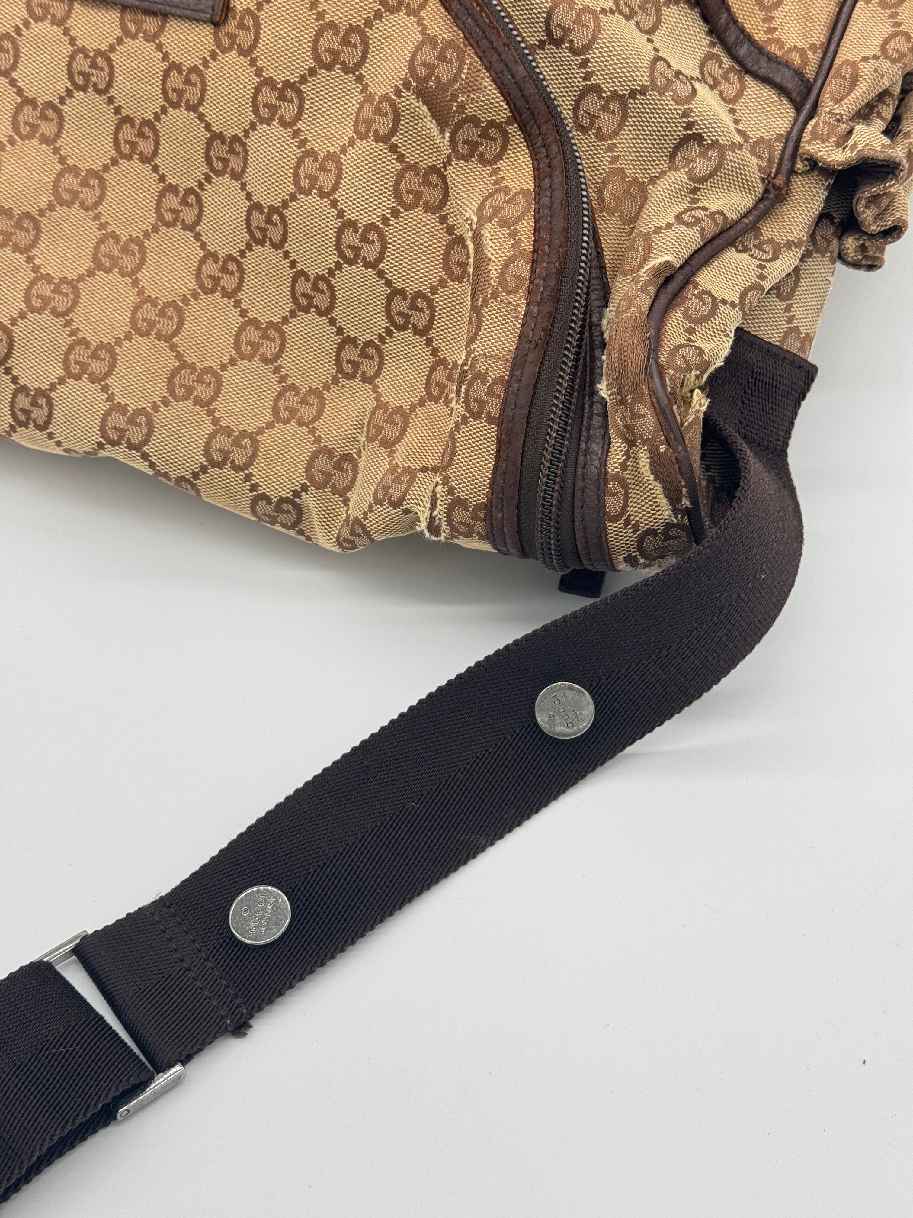 Gucci GG Canvas Diaper Bag