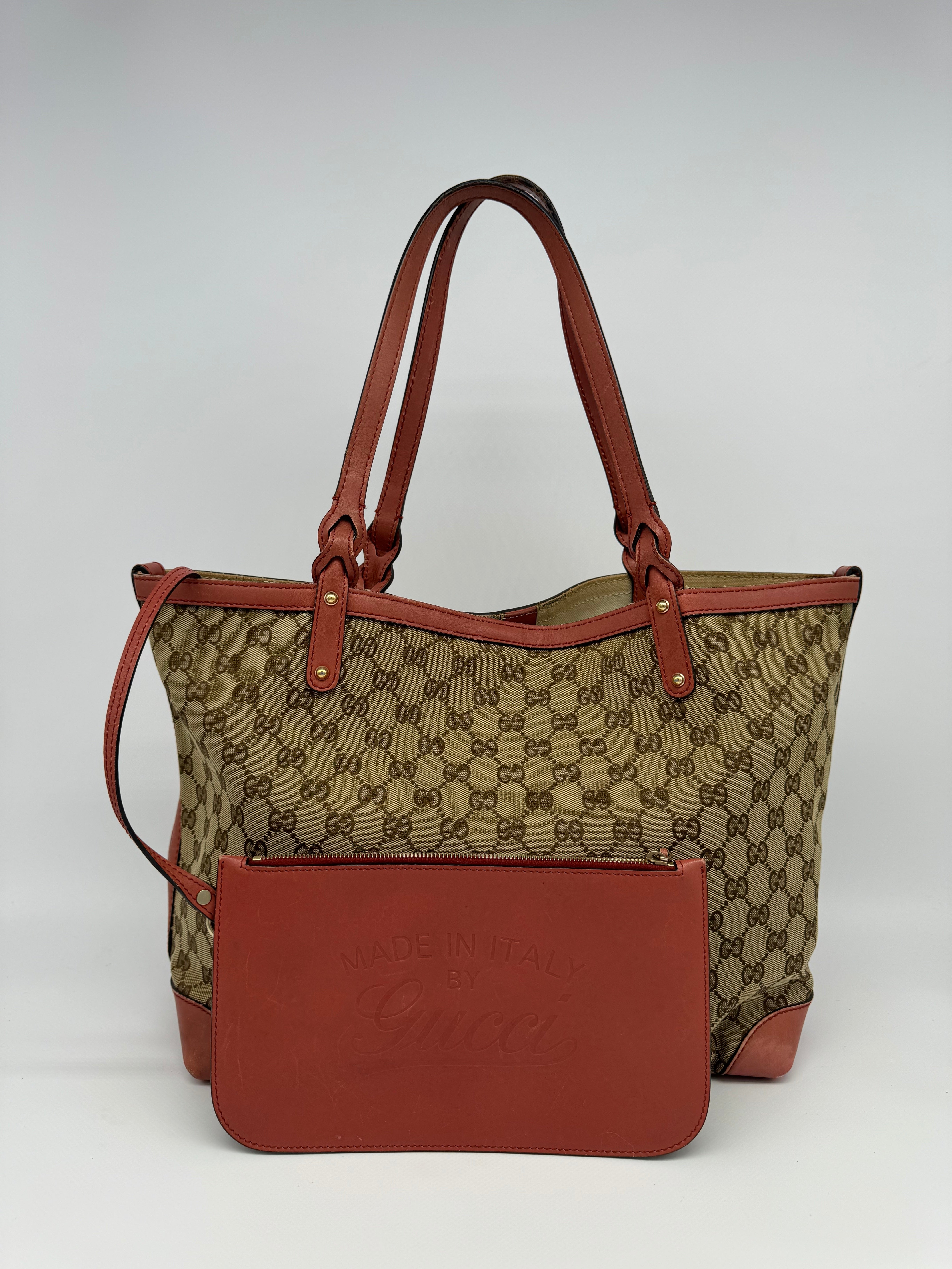 Gucci Craft Canvas Tote Bag