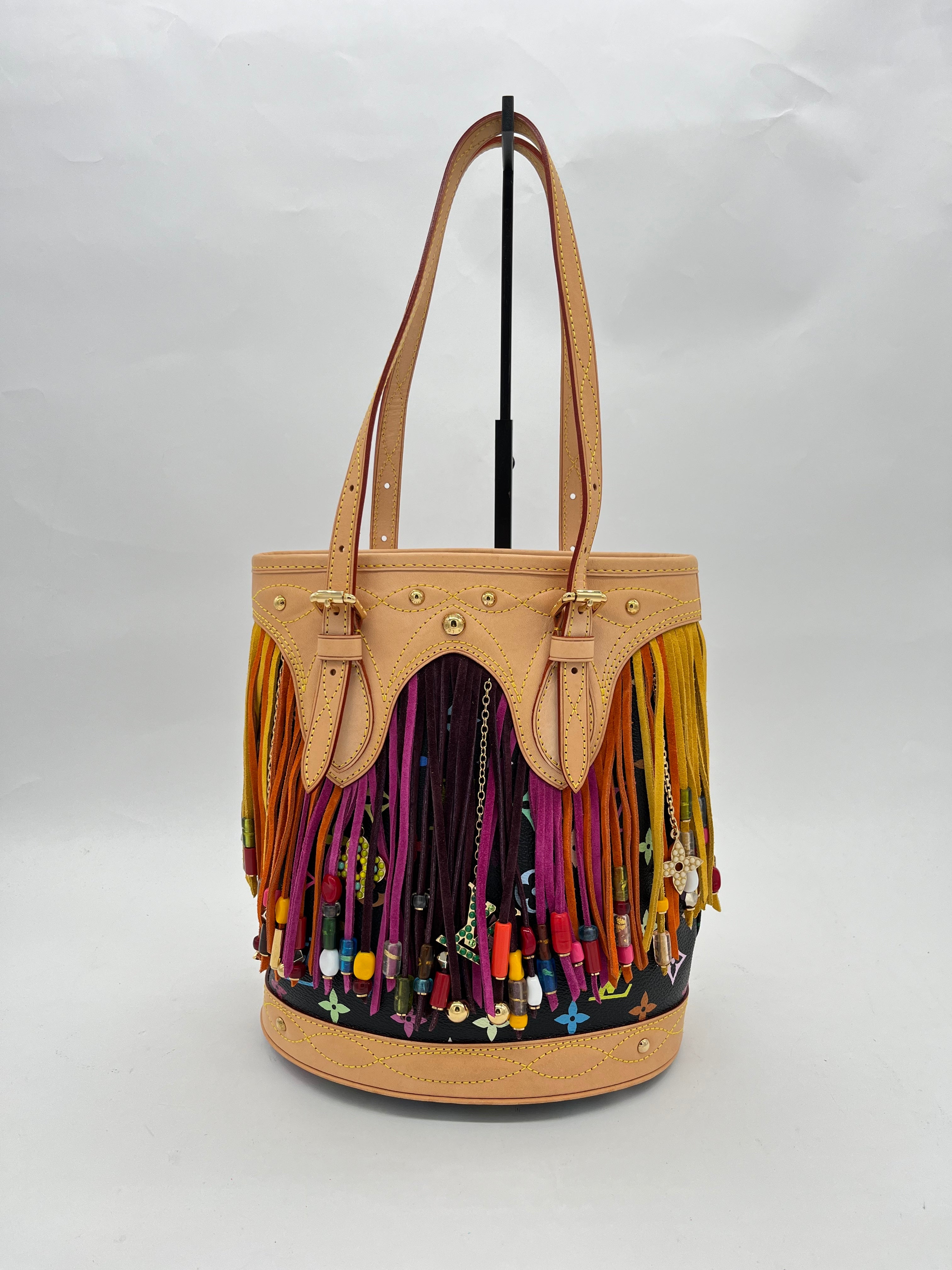 Louis Vuitton Fringe Multicolor Bucket