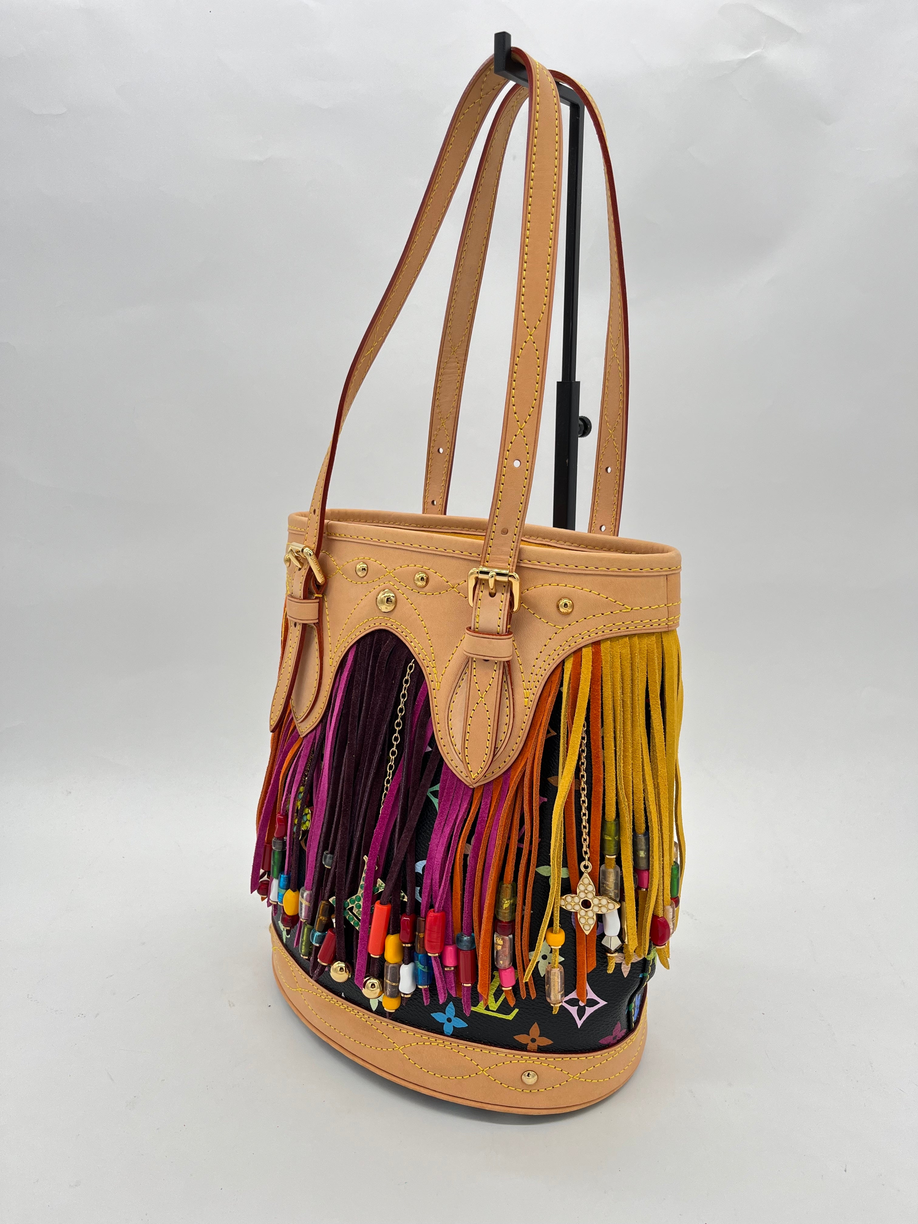 Louis Vuitton Fringe Multicolor Bucket