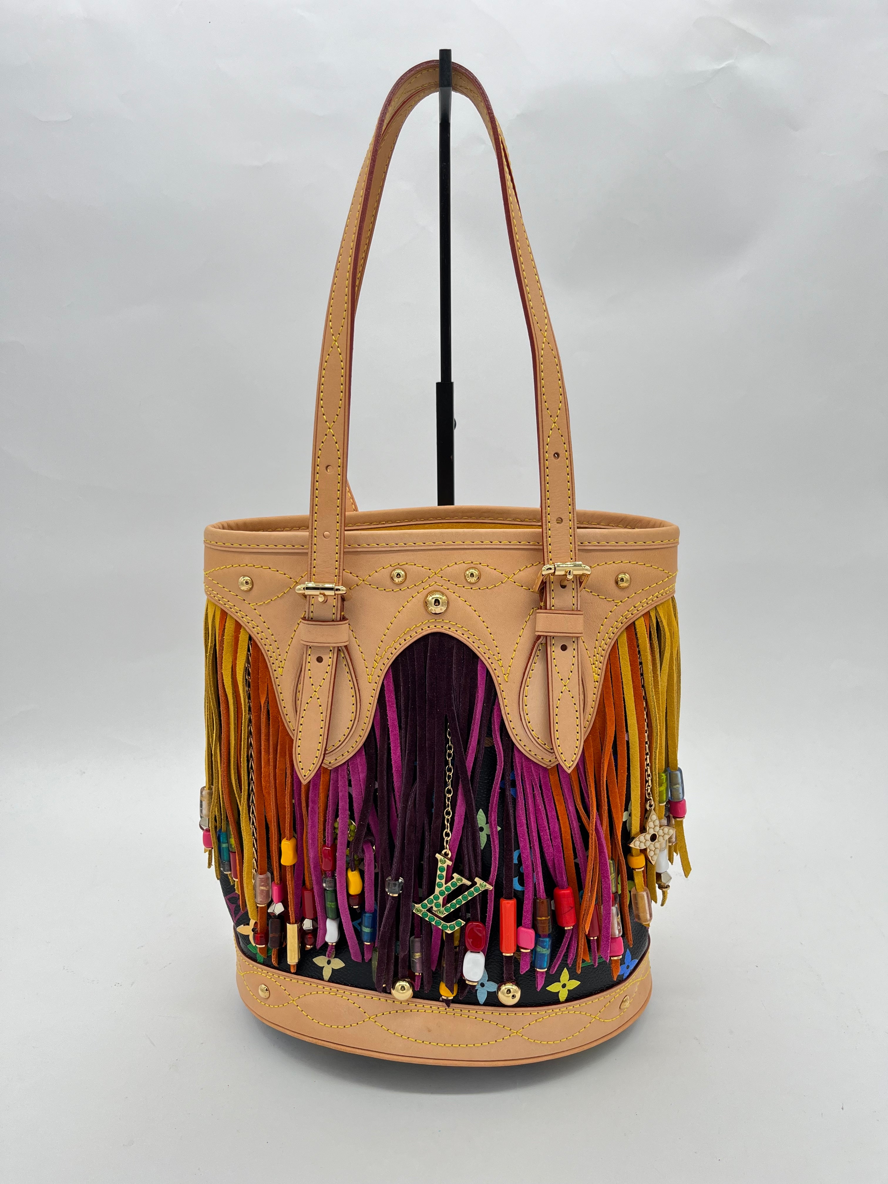 Louis Vuitton Fringe Multicolor Bucket