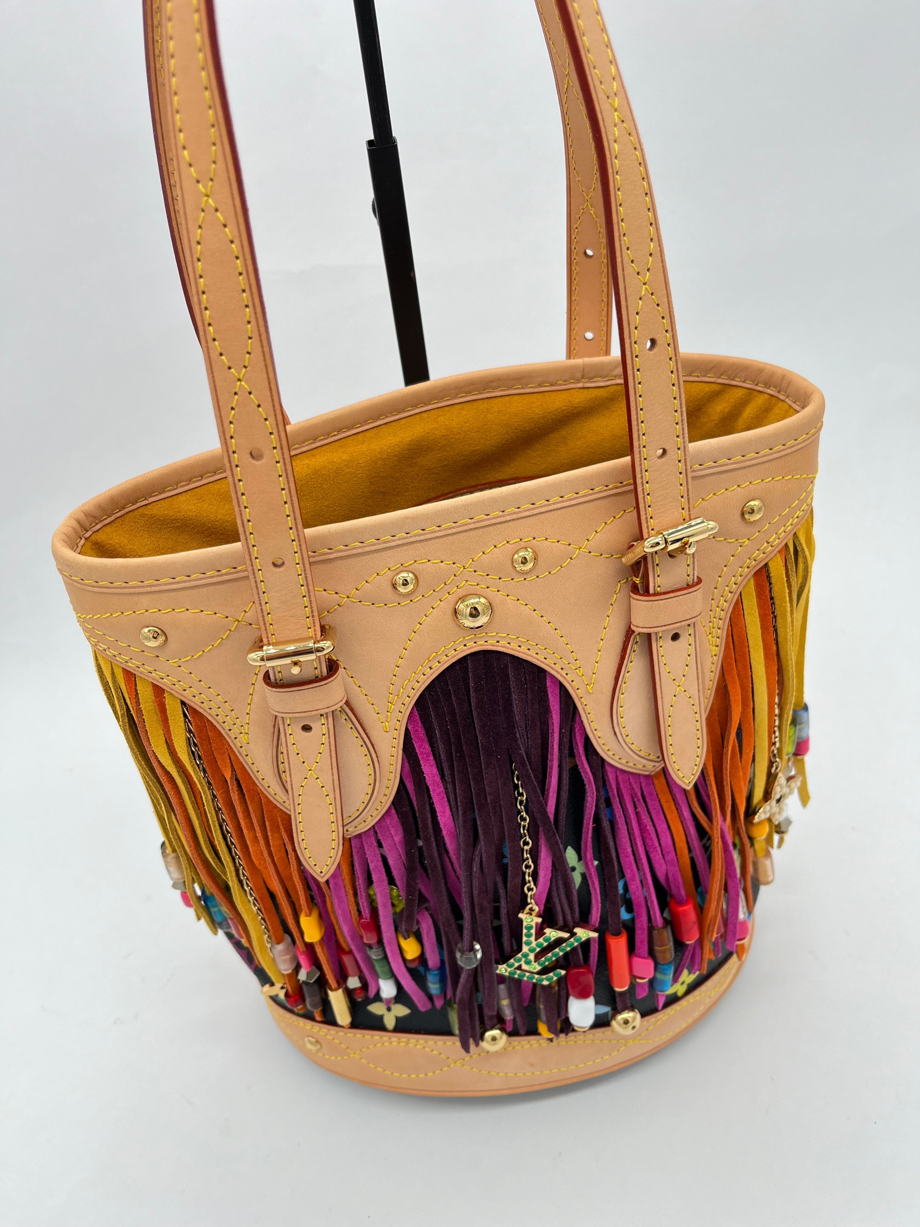 Louis Vuitton Fringe Multicolor Bucket