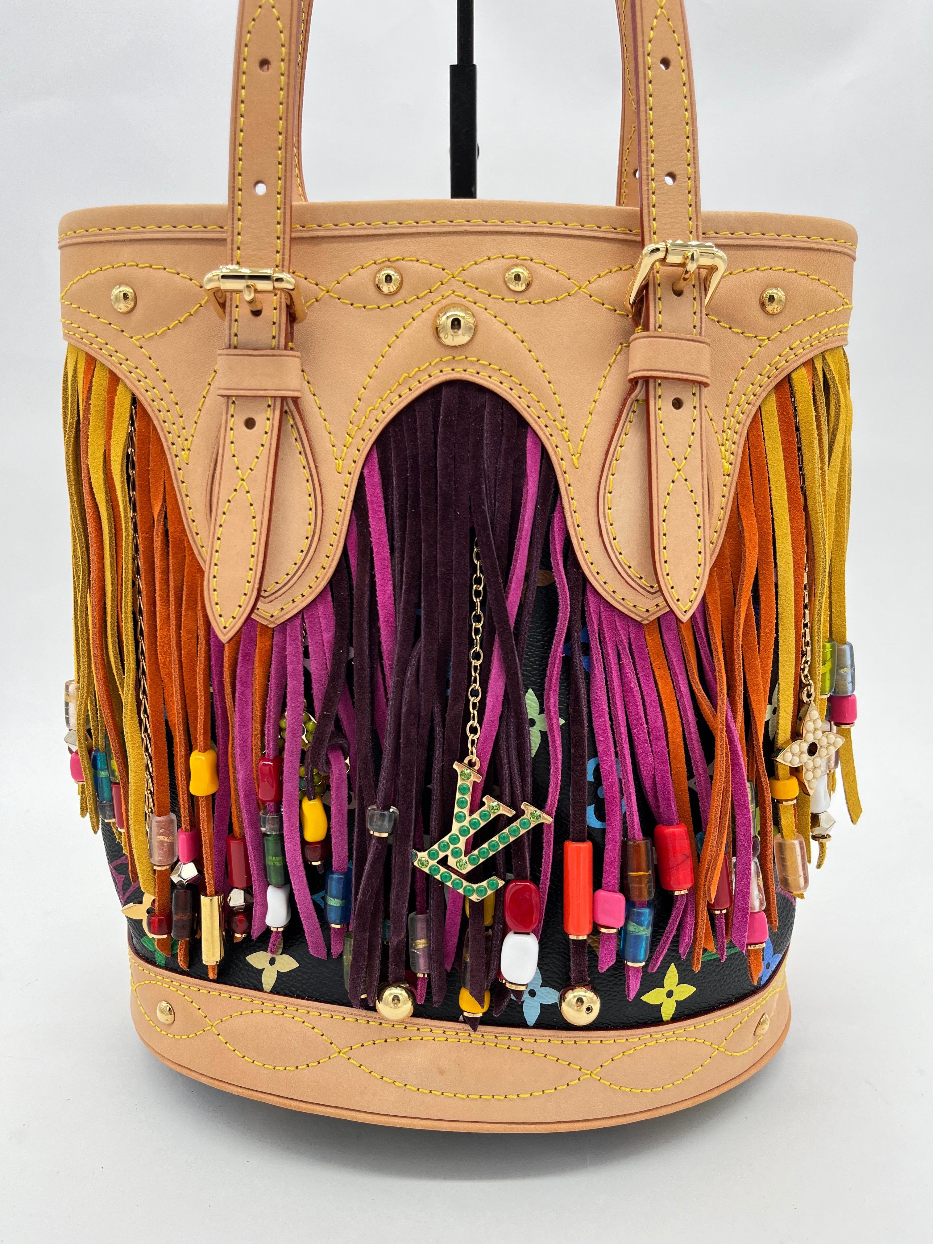 Louis Vuitton Fringe Multicolor Bucket