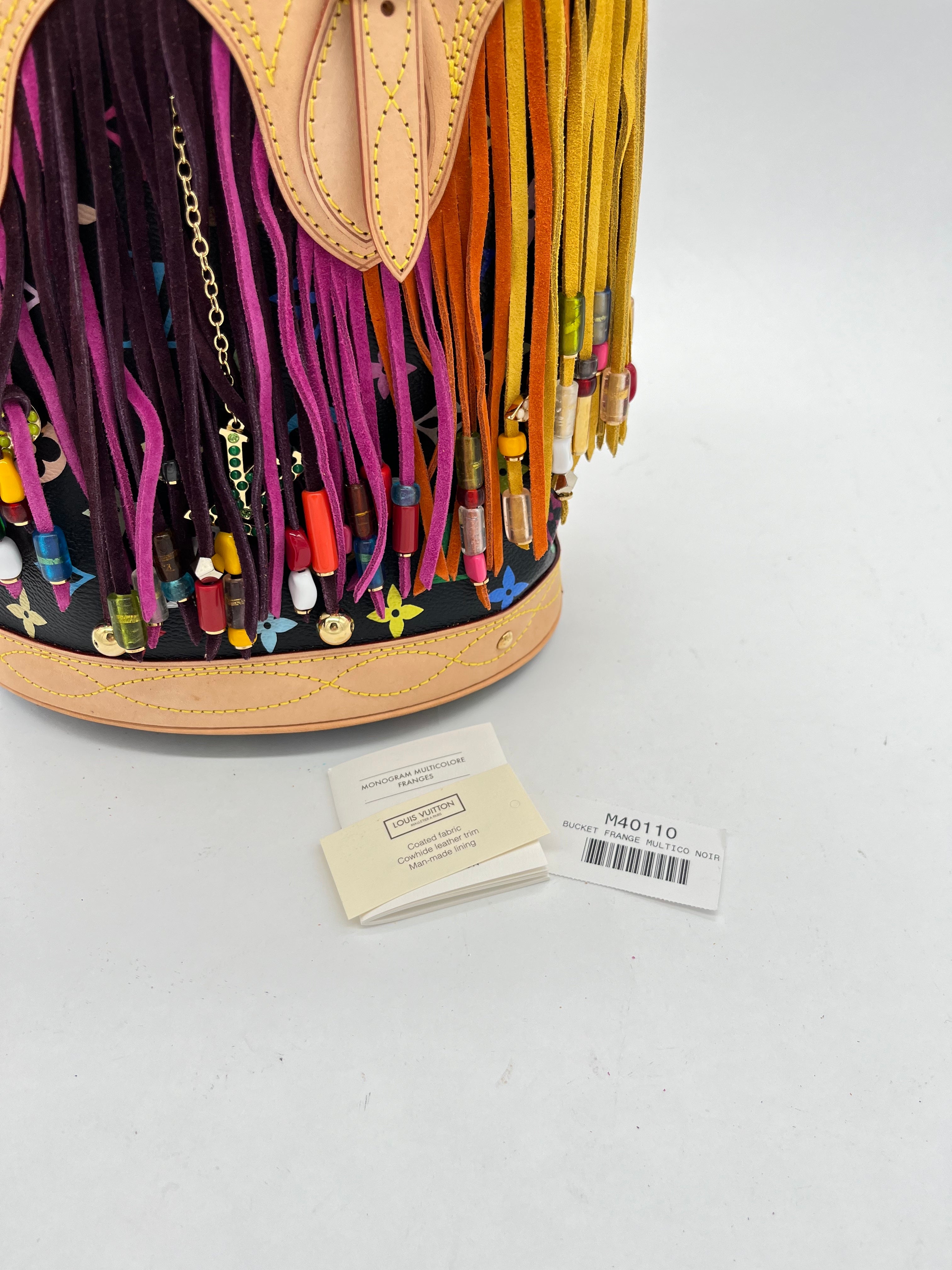 Louis Vuitton Fringe Multicolor Bucket