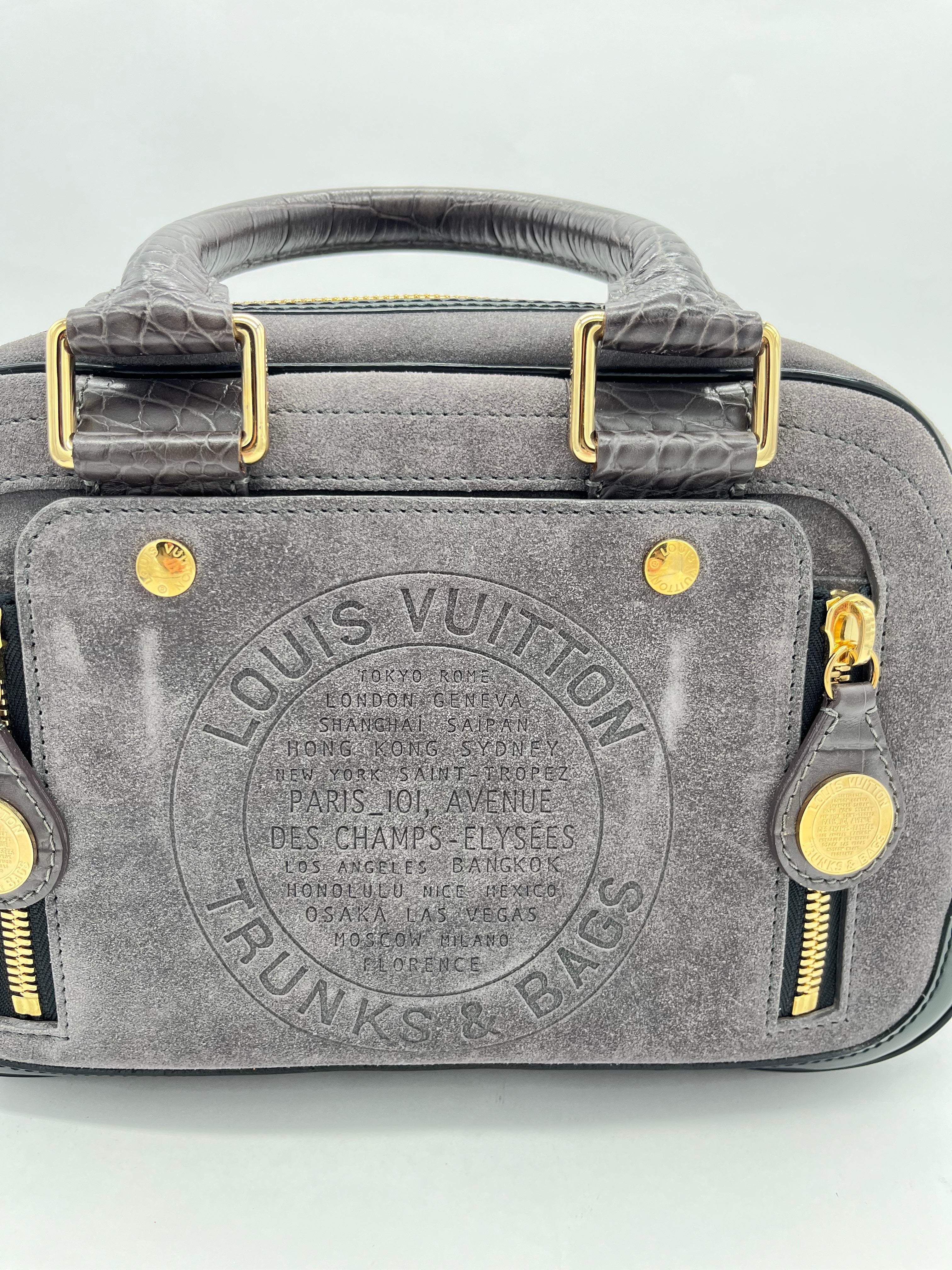 Louis Vuitton Havane Stamped Trunk GM