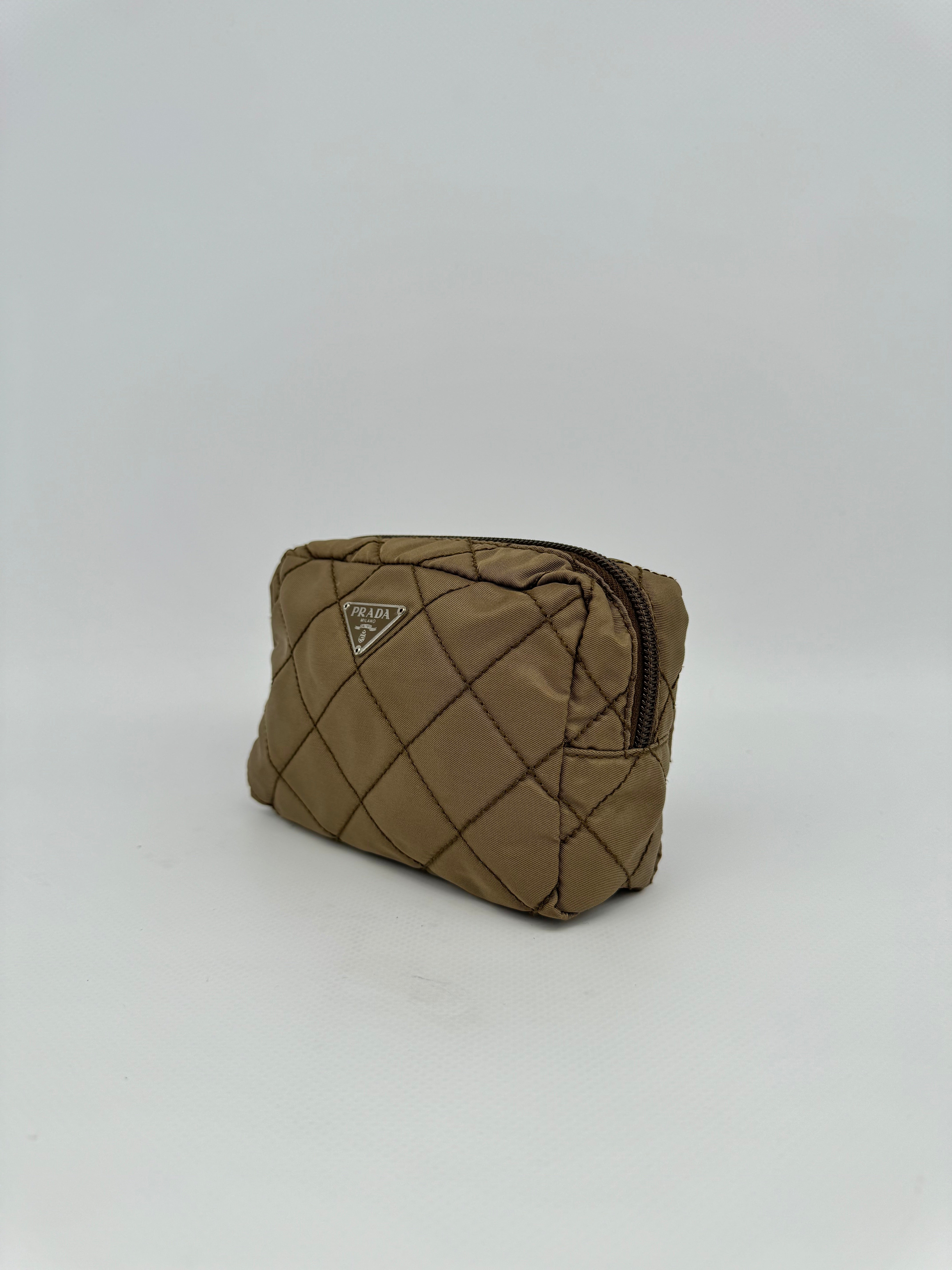 Prada Quilted Nylon Pouch