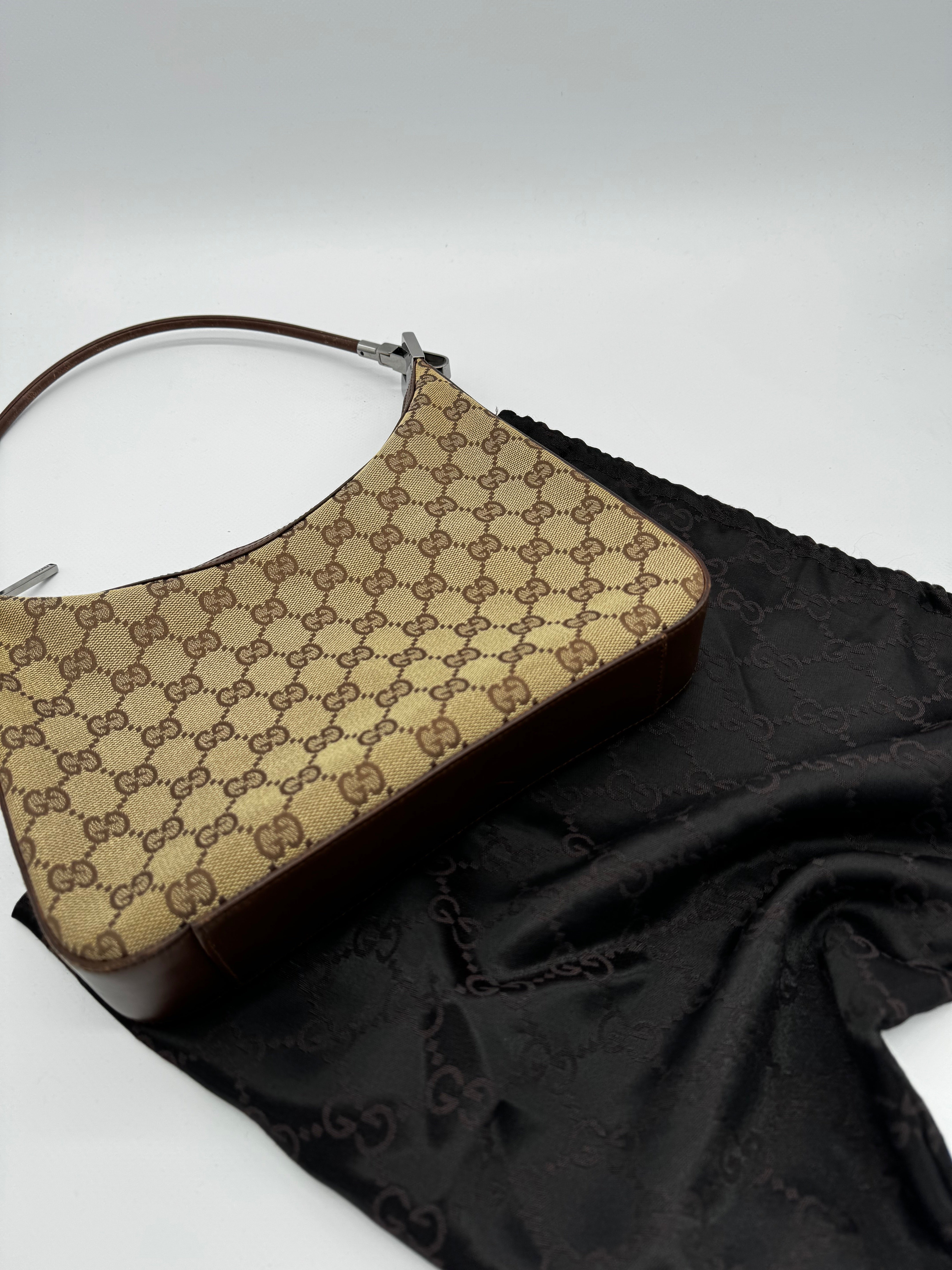 Gucci Clasp Hobo Bag